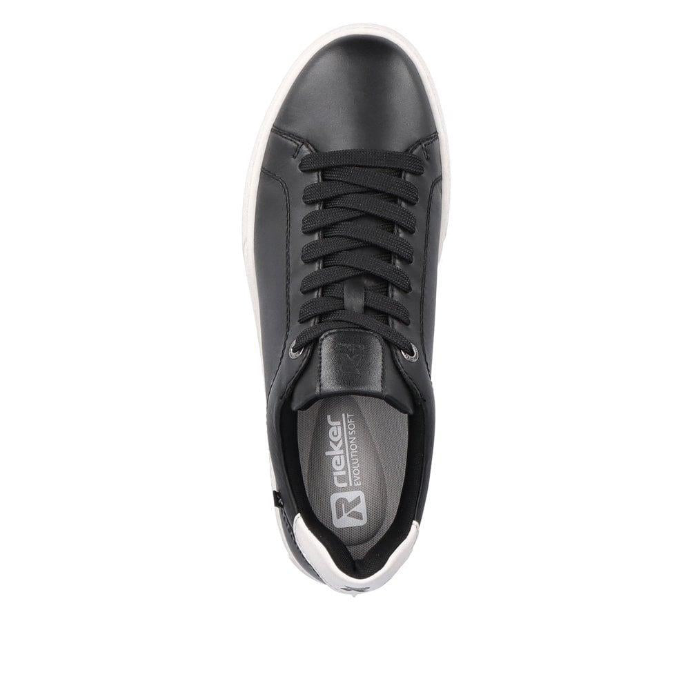 Rieker R - Evolution U0700 - 01 Nash Mens Shoes - Black - Beales department store