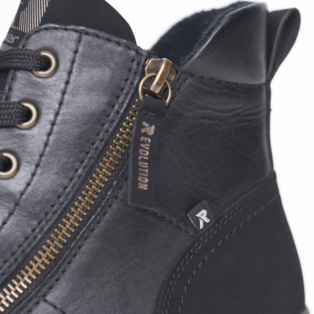 Rieker R-Evolution W0761-00 Adora Womens Boots - Black - Beales department store
