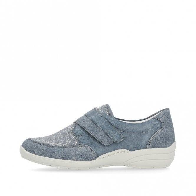 Rieker R7600 - 13 Lanea Womens Shoes - Blue Combination - Beales department store