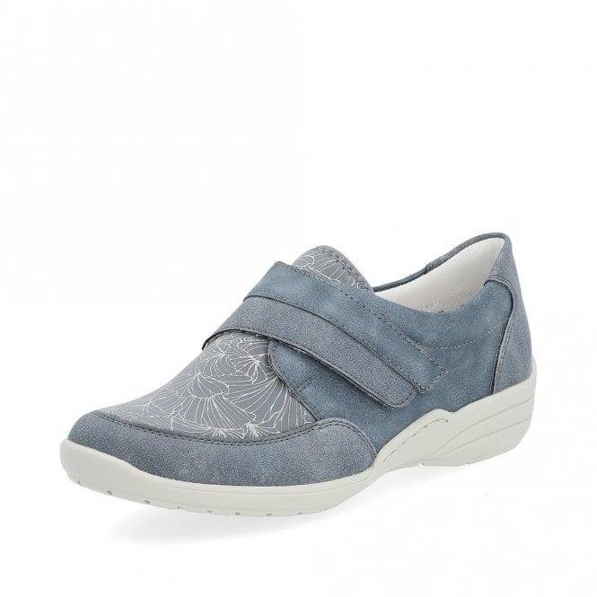 Rieker R7600 - 13 Lanea Womens Shoes - Blue Combination - Beales department store