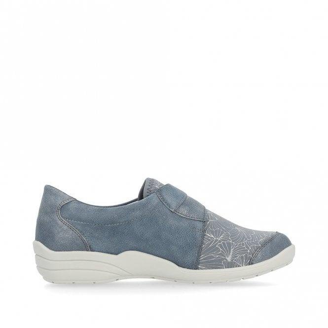 Rieker R7600 - 13 Lanea Womens Shoes - Blue Combination - Beales department store