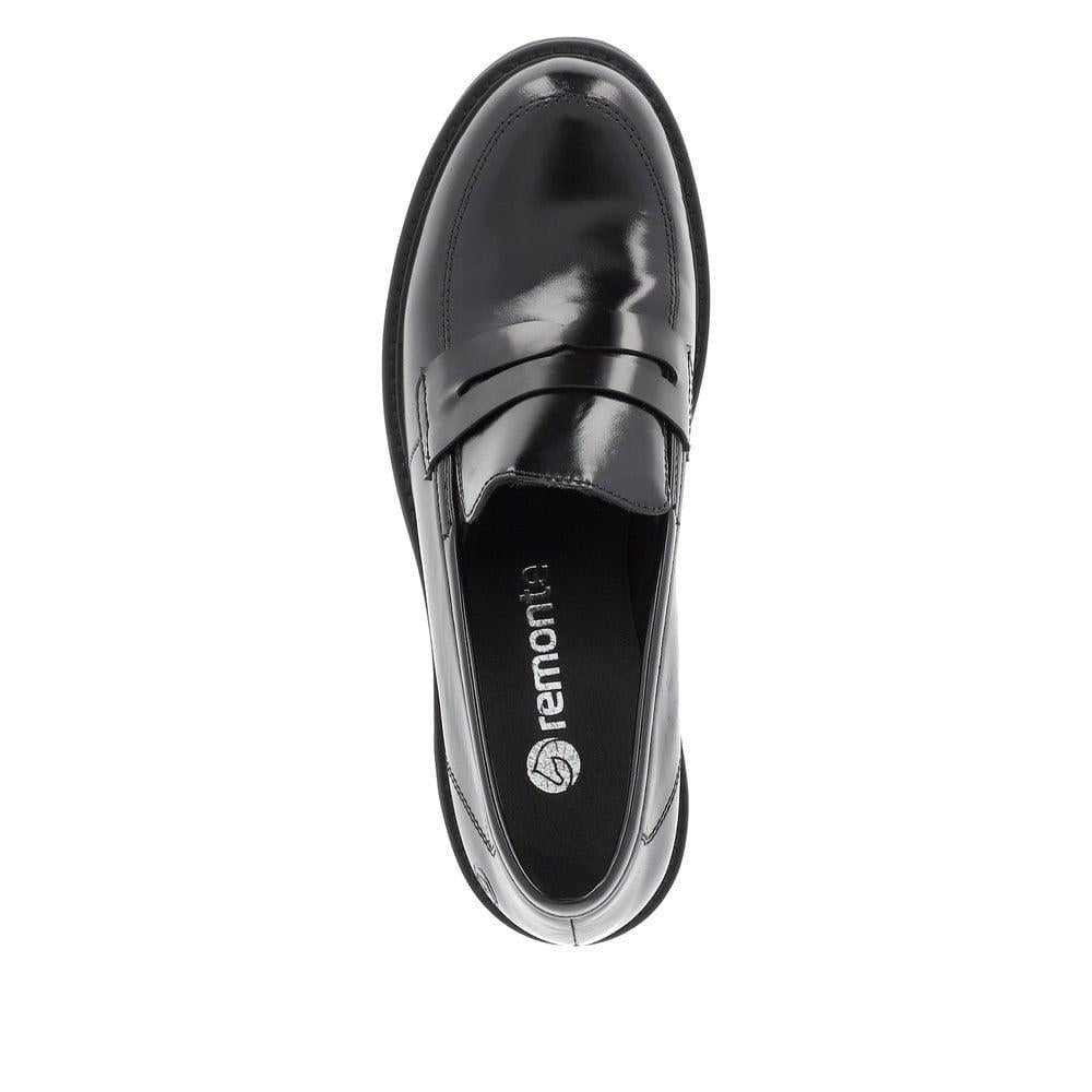 Rieker Remonte D0A00 - 01 Dascha Womens Shoes - Black - Beales department store