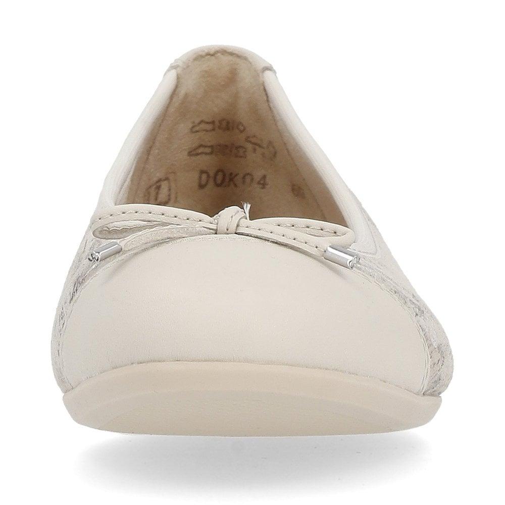 Rieker Remonte D0K04 - 60 Irmgard Womens Shoes - Beige - Beales department store