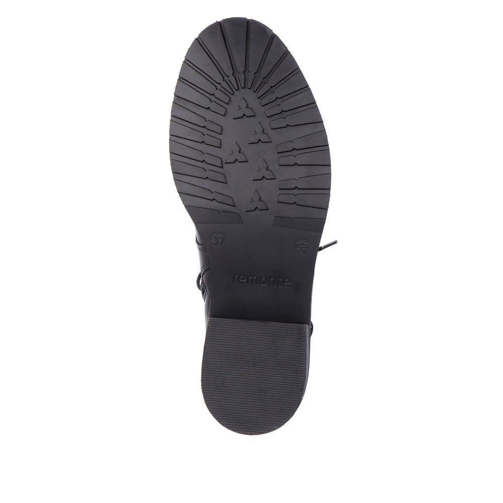 Rieker Remonte D1A72-01 Aida Womens Boots - Black - Beales department store