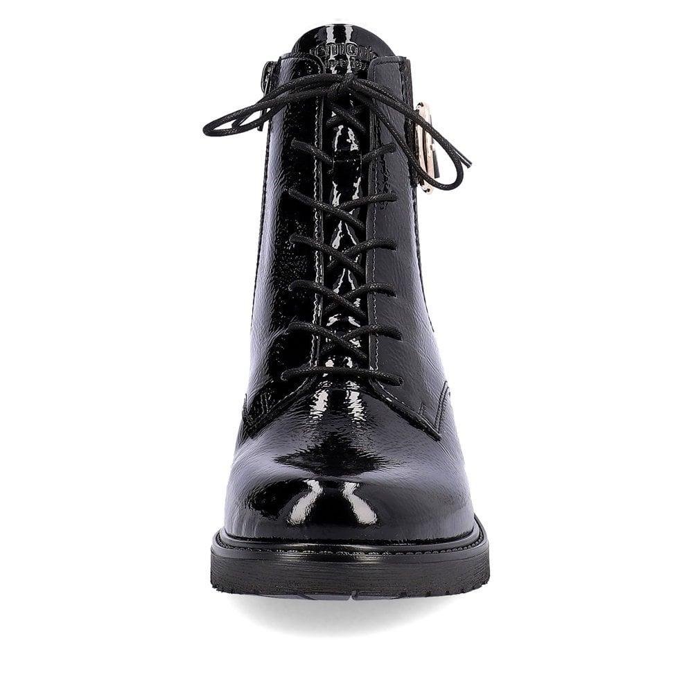 Rieker Remonte D1A72-01 Aida Womens Boots - Black - Beales department store