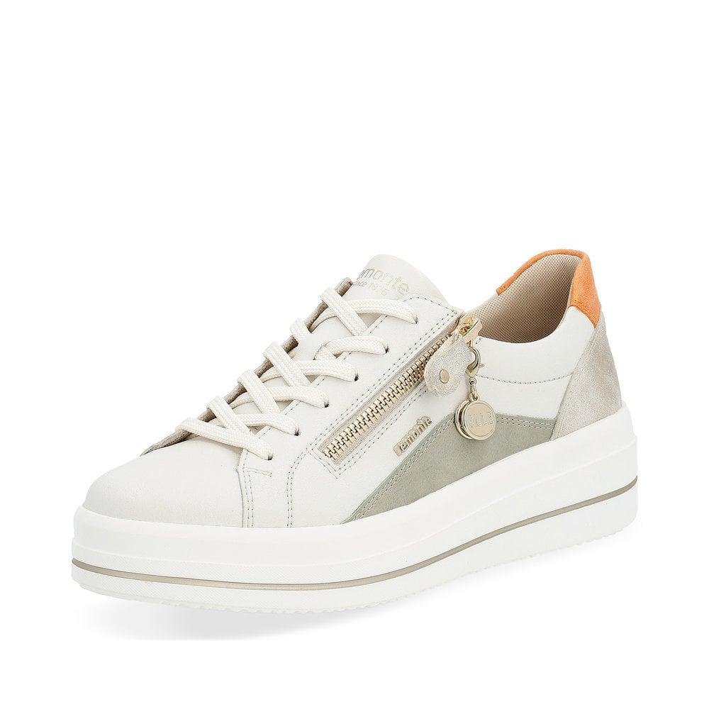 Rieker Remonte D1C01-81 Julika Womens Shoes - White - Beales department store