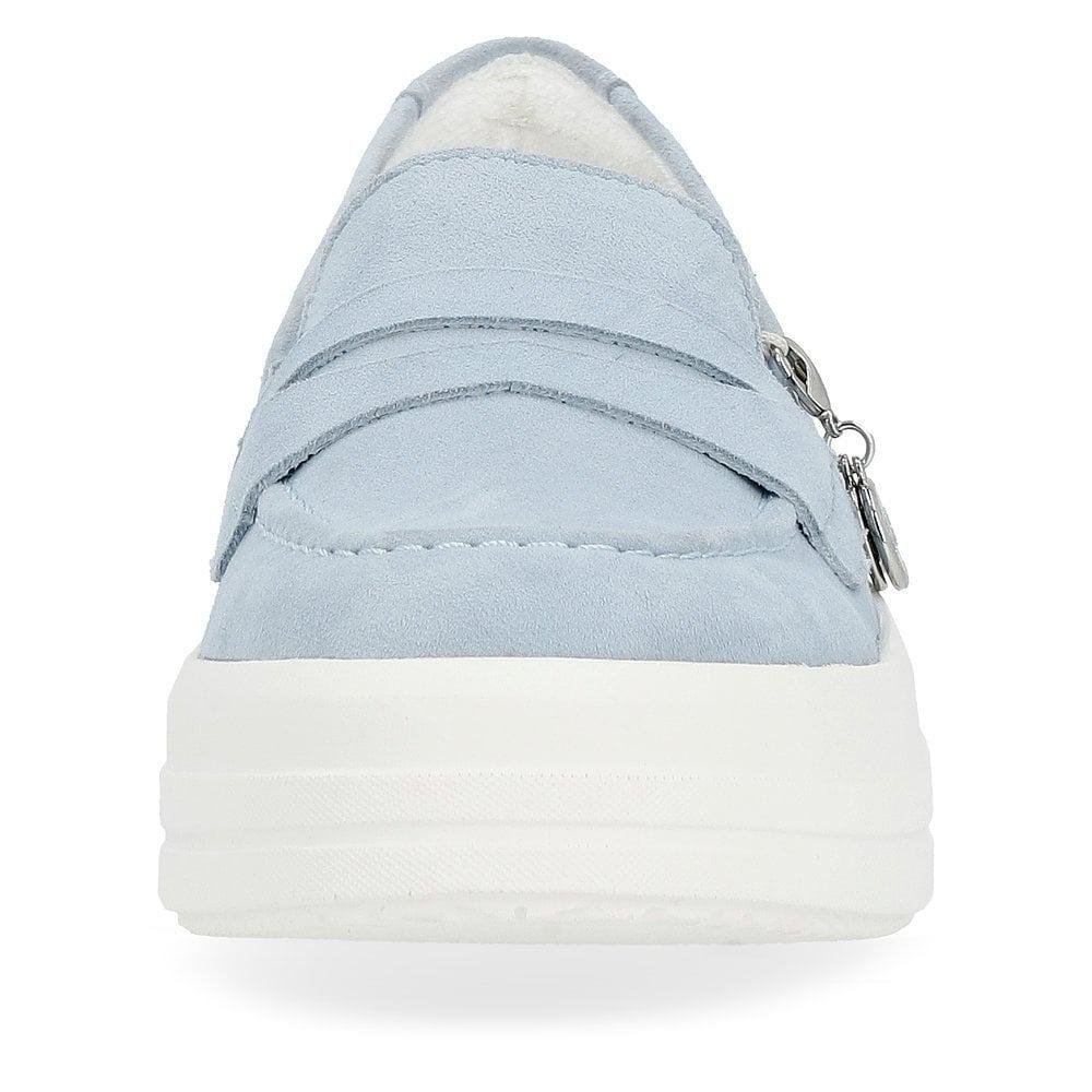 Rieker Remonte D1C05 - 10 Julika Womens Shoes - Blue - Beales department store