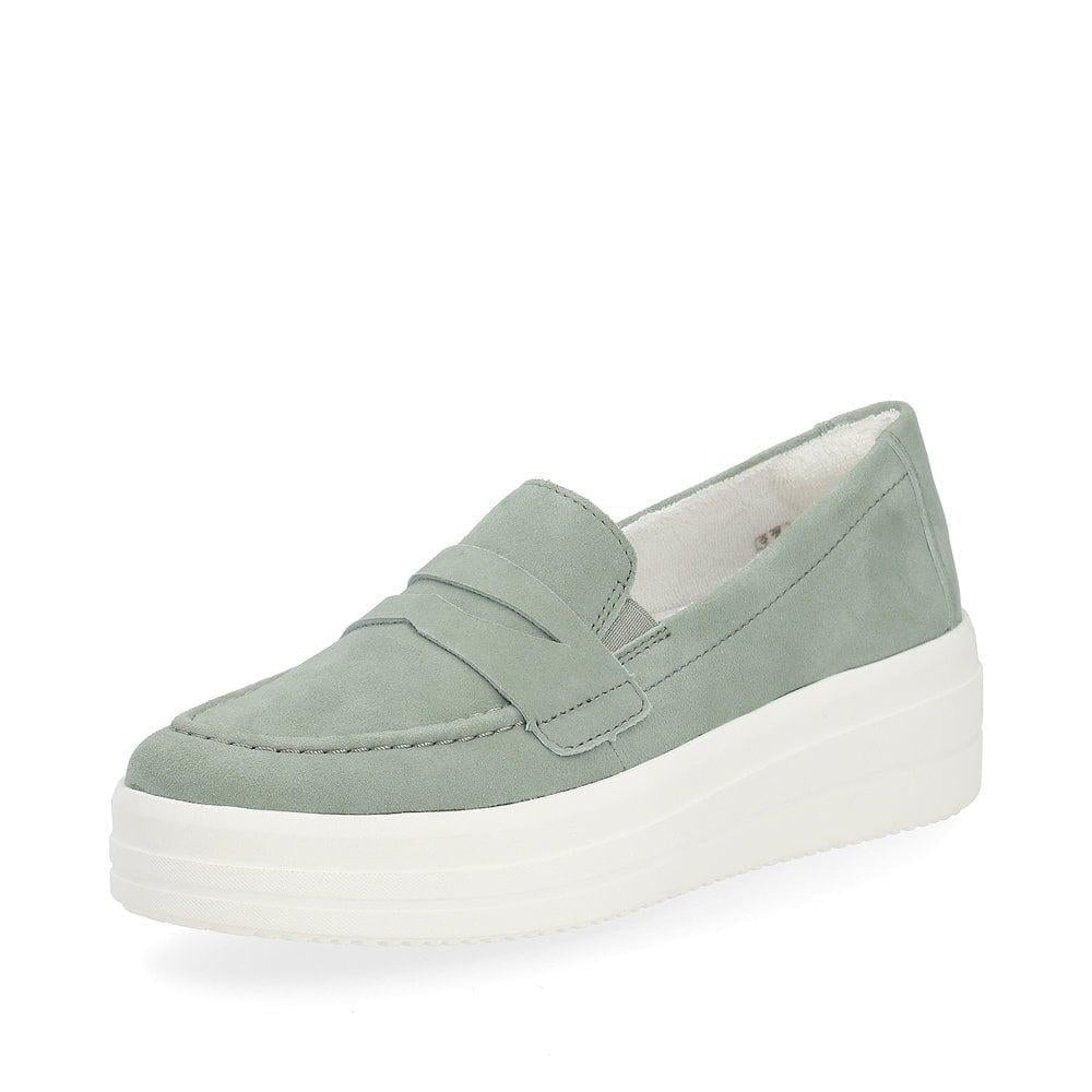 Rieker Remonte D1C05 - 52 Julika Womens Shoes - Green - Beales department store