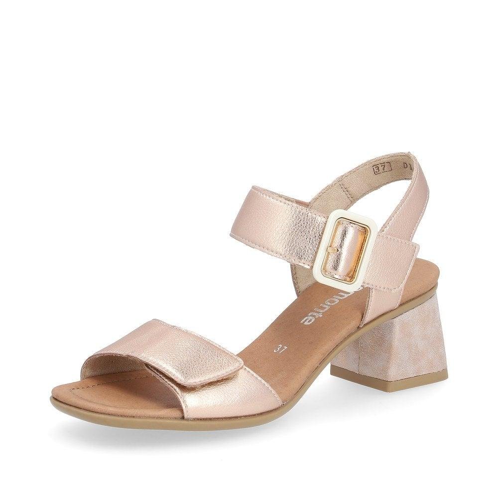 Rieker Remonte D1K51 - 31 Dorina Womens Sandals - Rose - Beales department store