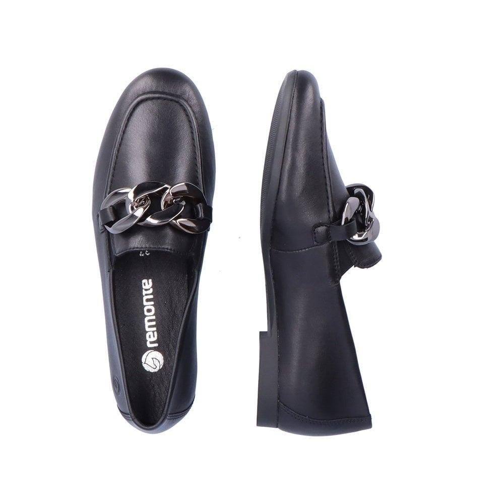 Rieker Remonte Irmgard Womens Shoes - Black - Beales department store