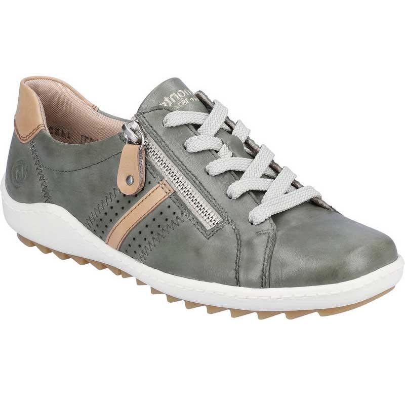 Rieker Remonte R1432 - 52 Liv Womens Trainers - Mint - Beales department store