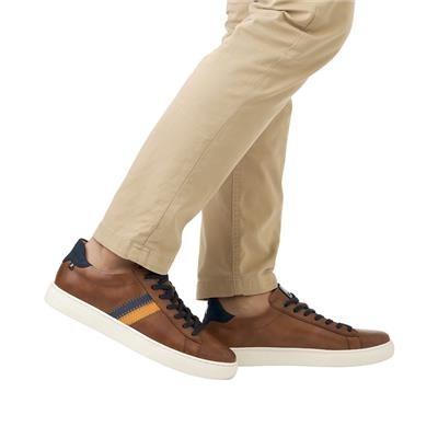 Rieker U0705 - 24 Nash Mens Shoes - Brown - Beales department store