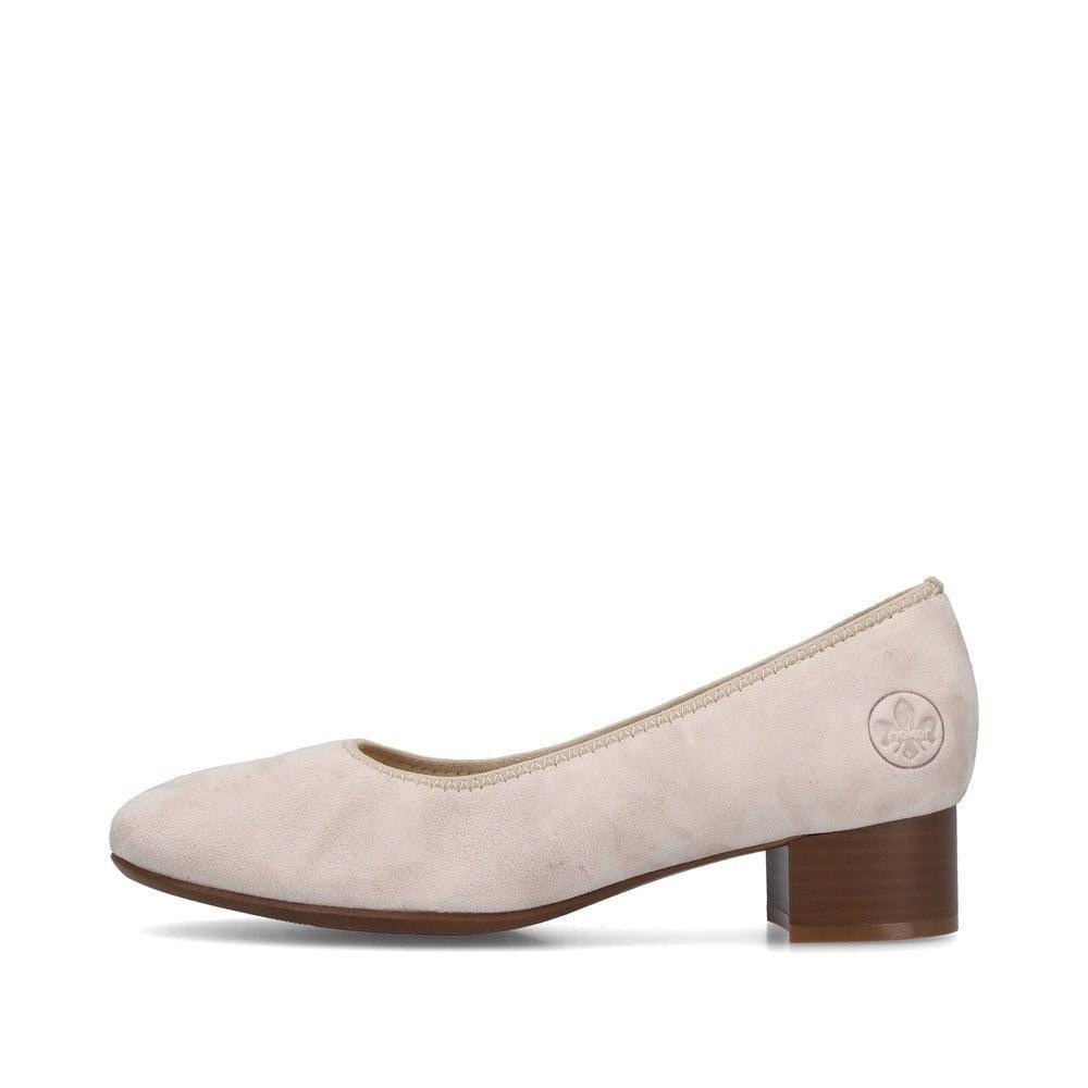 Rieker Verona Ladies Shoes Beige - Beales department store