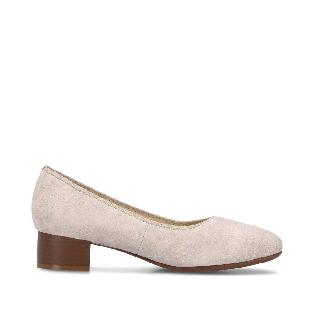 Rieker Verona Ladies Shoes Beige - Beales department store