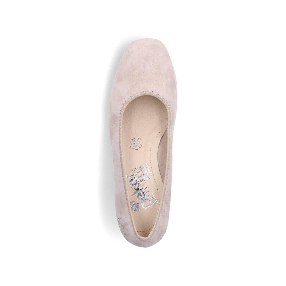 Rieker Verona Ladies Shoes Beige - Beales department store