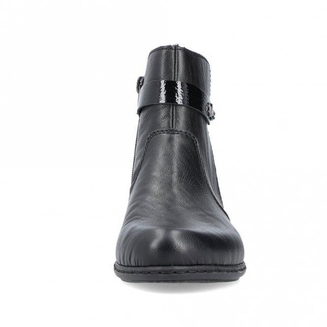 Rieker Y0783 Ladies Boots - Black - Beales department store