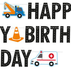On the Road 'Happy Birthday' Paper Letter Banner - 1.8m