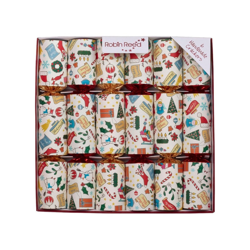 Robin Reed Happy Icons Crackers 6 x 12" (30cm) - Beales department store