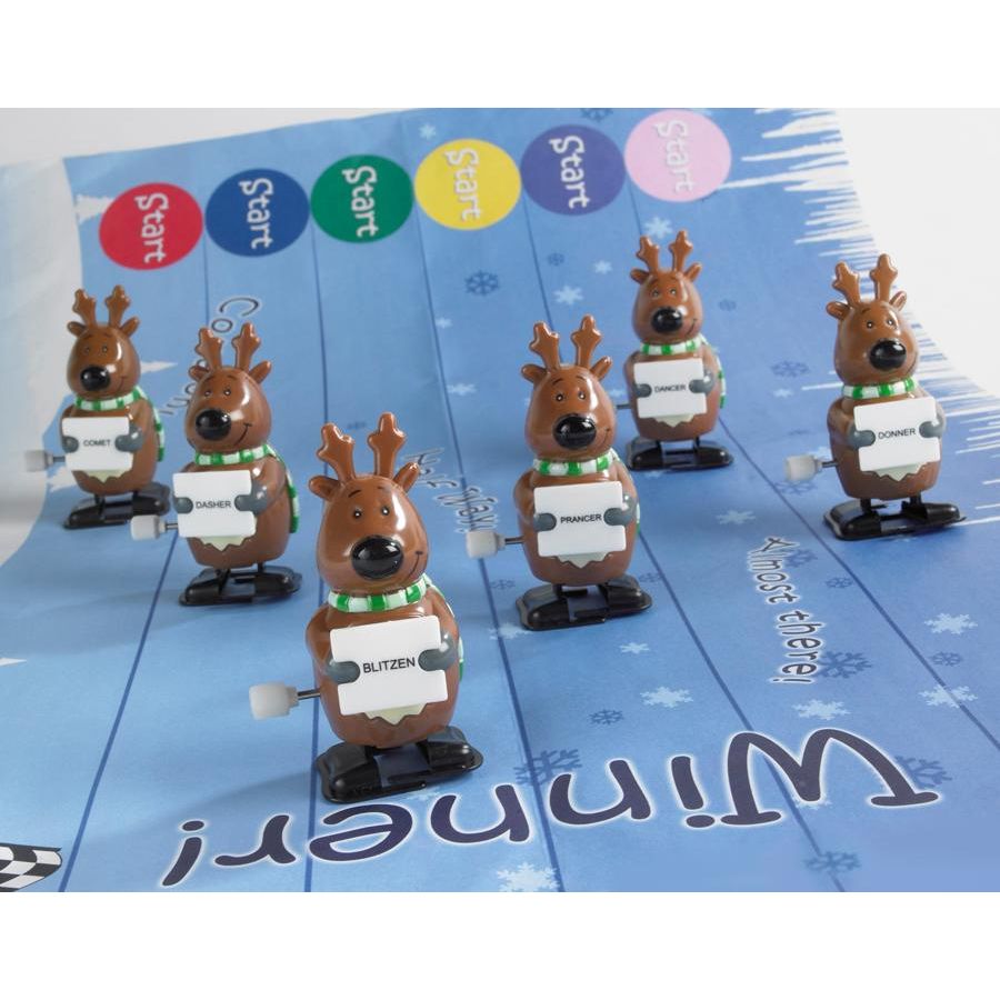 Robin Reed Racing Reindeer Crackers 6 x 13" (33cm) - Beales department store