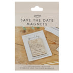 Wooden Save the Date Magnets