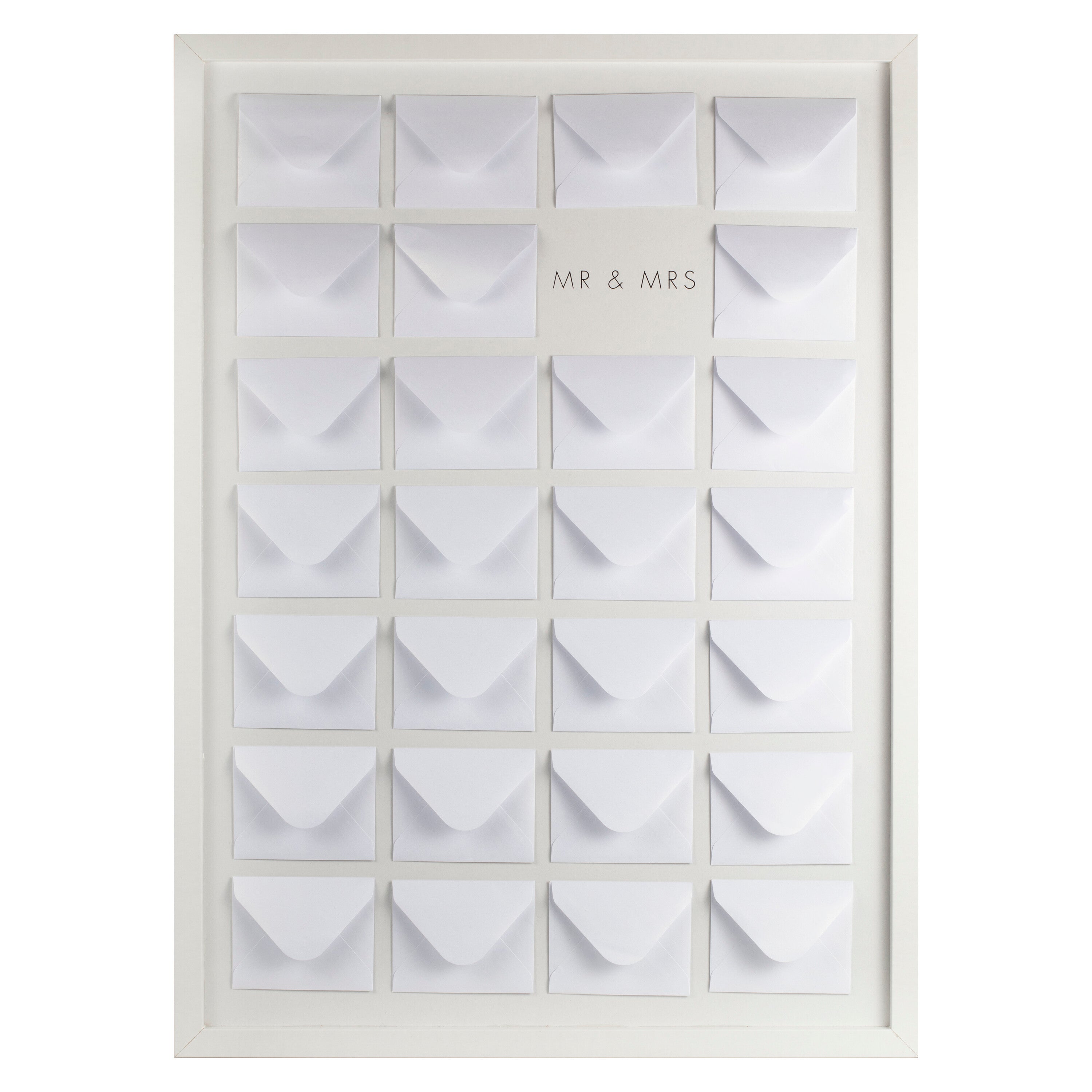 Frame and Envelope Wedding Guest Book Alternative