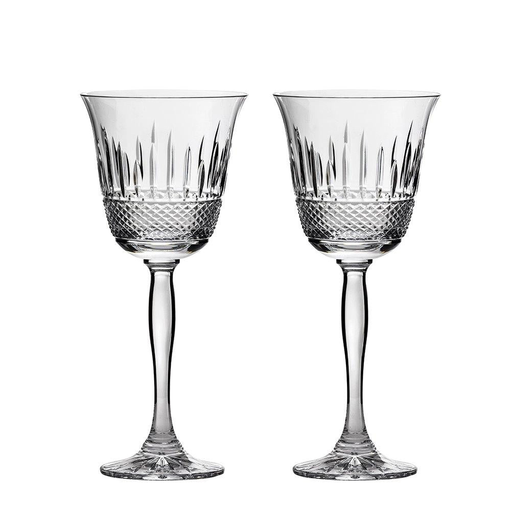 Royal Scot Crystal Eternity - 2 Crystal Large Wine Glasses - 210mm - Beales department store