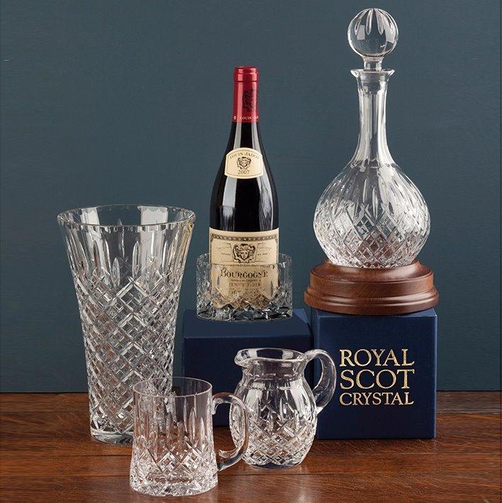 Royal Scot Crystal London Crystal Medium Tankard - Beales department store