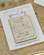 Rustic Romance Wooden 'Save the Date' Magnets (10pk)