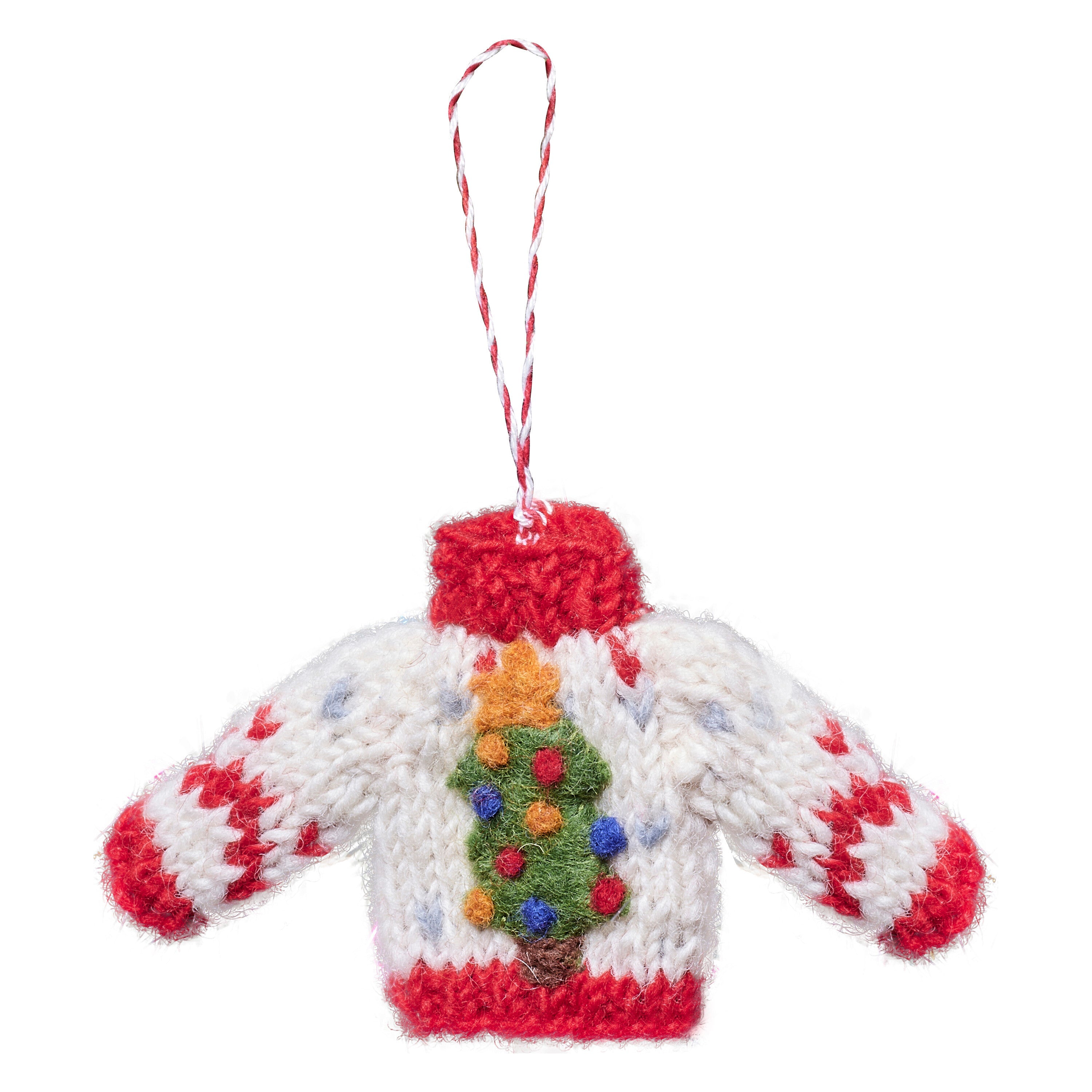 Felt Christmas Tree Jumper Tree Decoration
