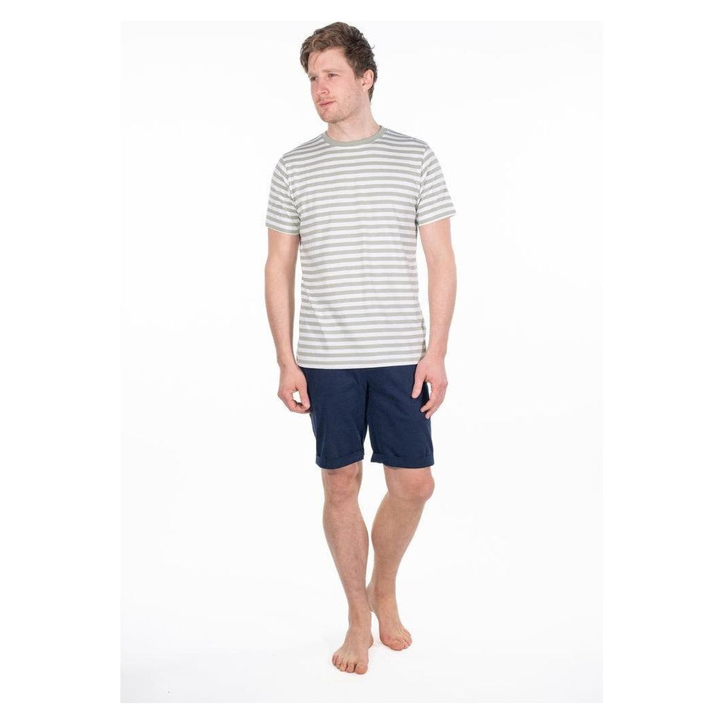 Rupert & Buckley Albie Striped T-Shirt - Green - Beales department store