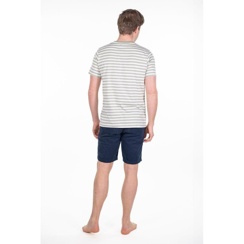 Rupert & Buckley Albie Striped T-Shirt - Green - Beales department store