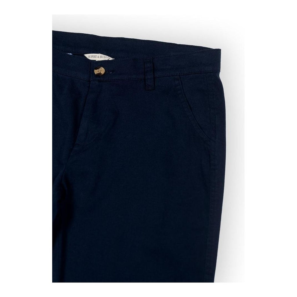 Rupert & Buckley Kim Cropped Chino Pant - Navy - Beales department store