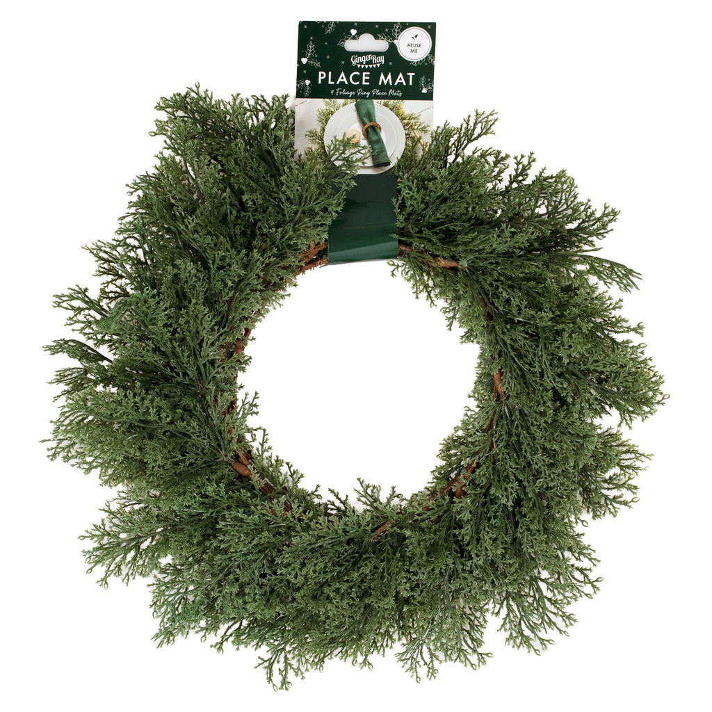 Foliage Christmas Place Mats
