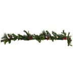 Foliage and Berries Christmas Garland- 5 Inner Pack