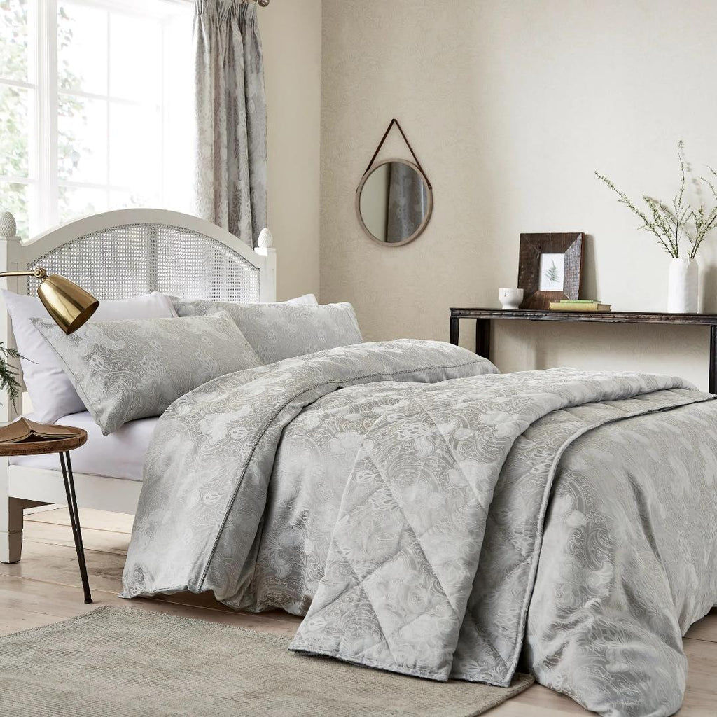 Sanderson Ashbee Duvet Cover - Platinum - Beales department store