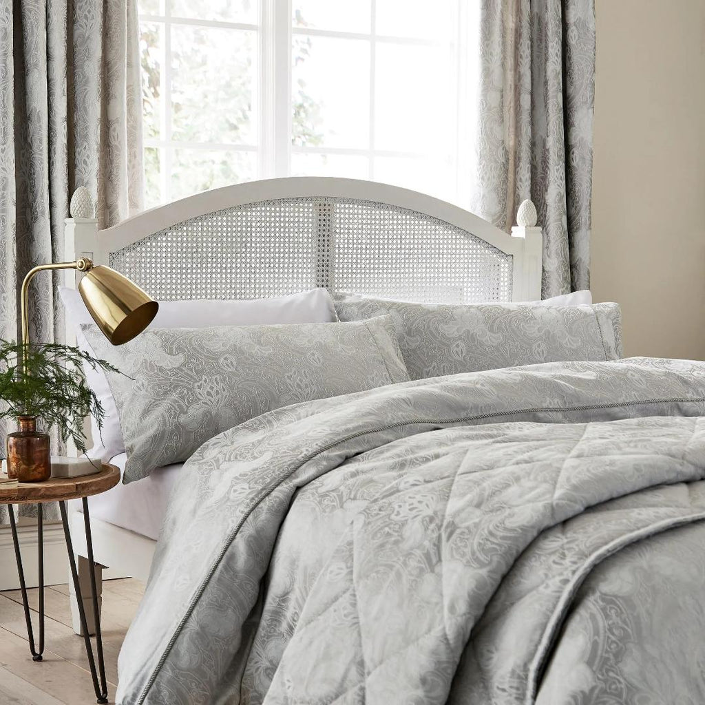 Sanderson Ashbee Duvet Cover - Platinum - Beales department store