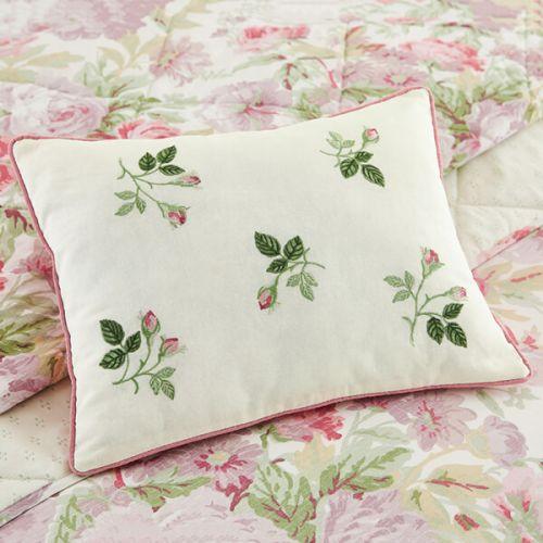 Sanderson Options Amelia Rose 40x30cm Cushion - Pink and Lilac - Beales department store