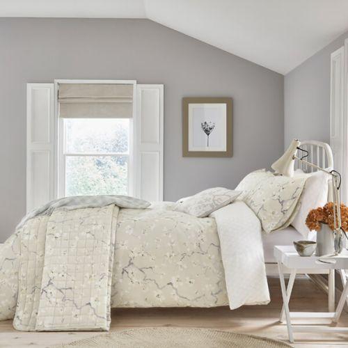 Sanderson Options Anthea Duvet Cover Set - Grey - Beales department store