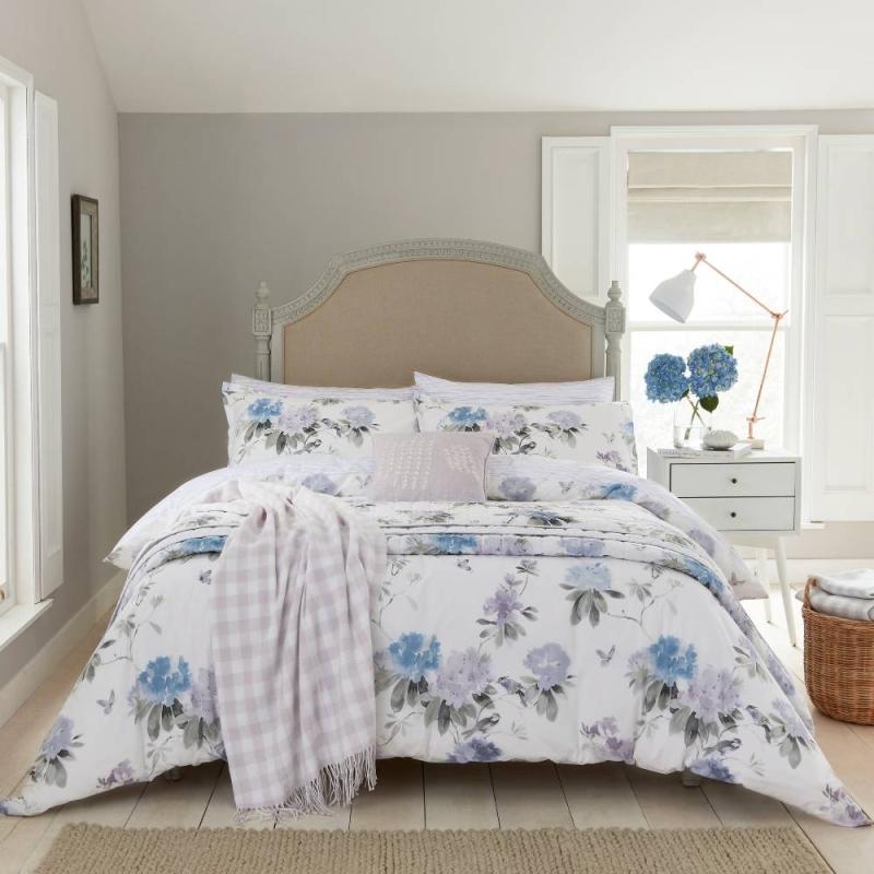 Sanderson Options Rhodera Duvet Cover Set - Amethyst - Beales department store