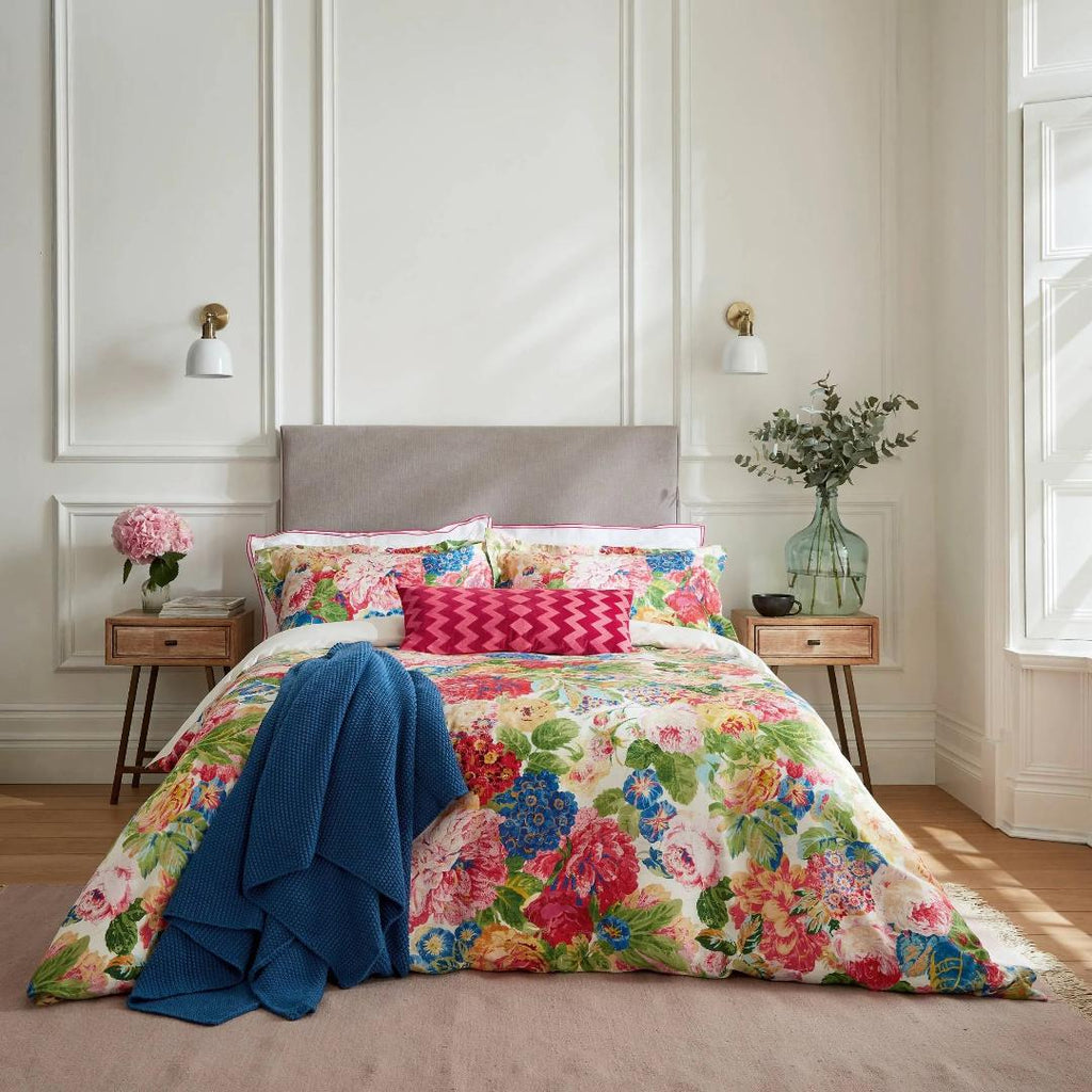 Sanderson Very Rose & Peony Duvet Cover - Multi - Beales department store