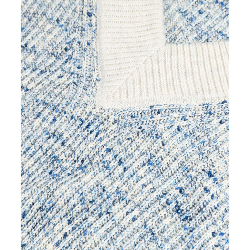 Sandwich Knitted Pullover - Bellwether Blue - Beales department store