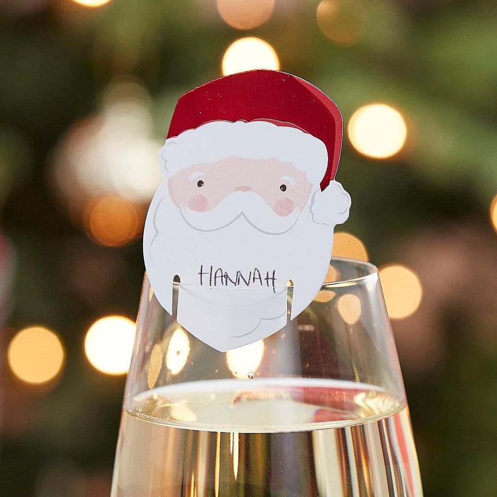 Santa Drink Toppers - Beales department store