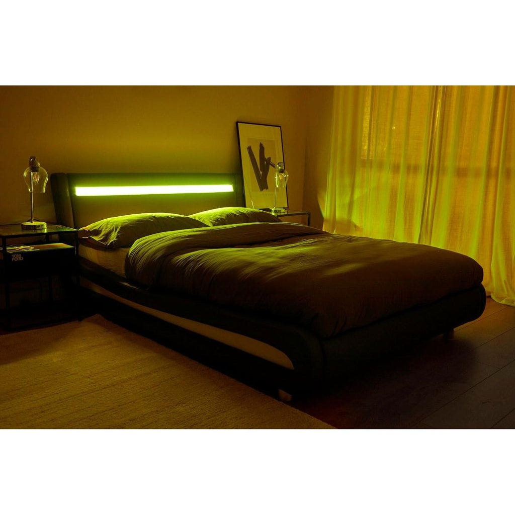 Seville Black LED Bed - Beales department store