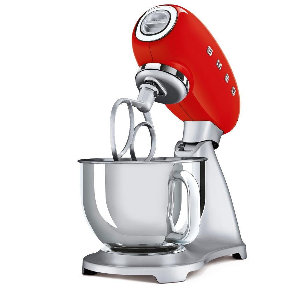 SMF02RDUK Smeg 50's Style Stand Mixer Red - Beales department store