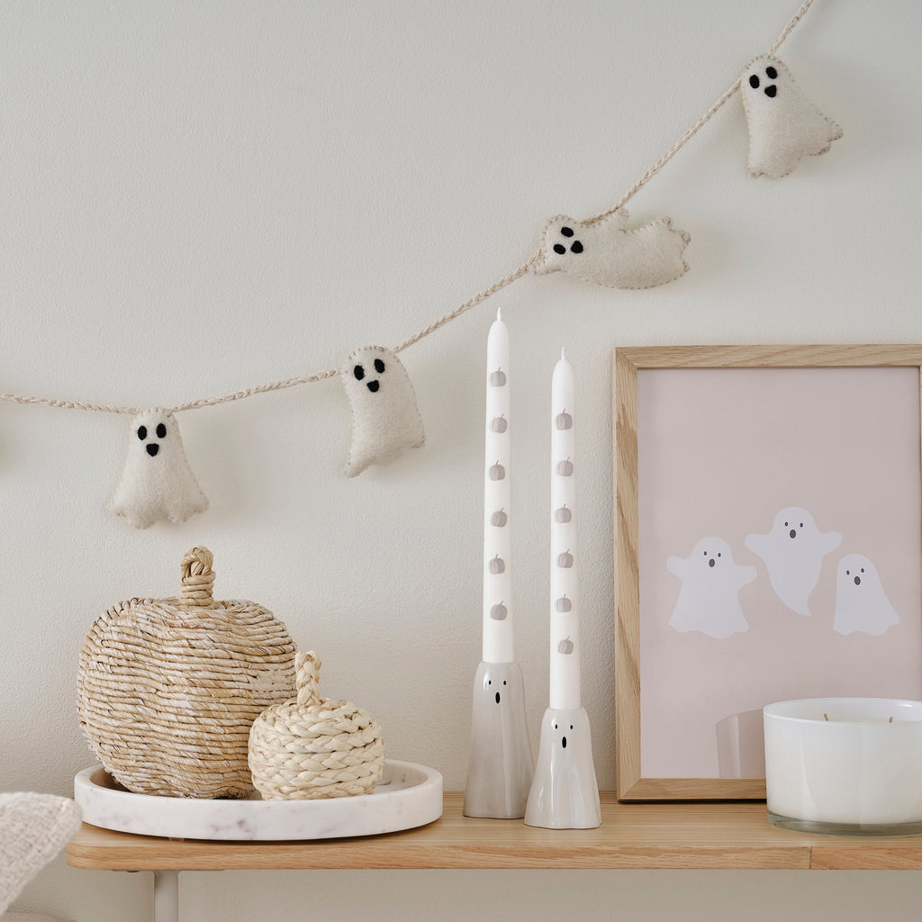 Felt Ghost Halloween Bunting