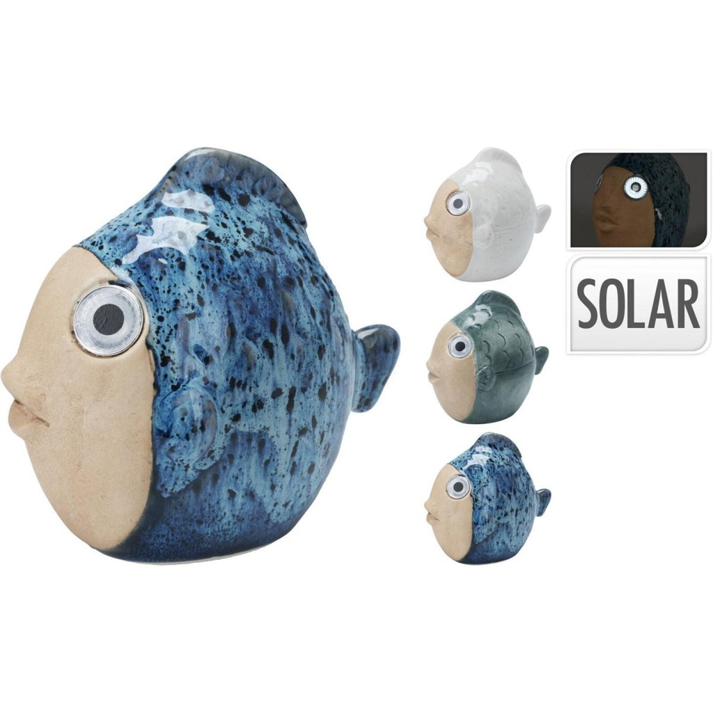 Solar Fish Porcelain - Green - Beales department store
