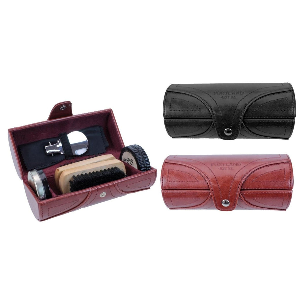 Something Special Gifts Barrel Shoe Shine Kit - Black - Beales department store