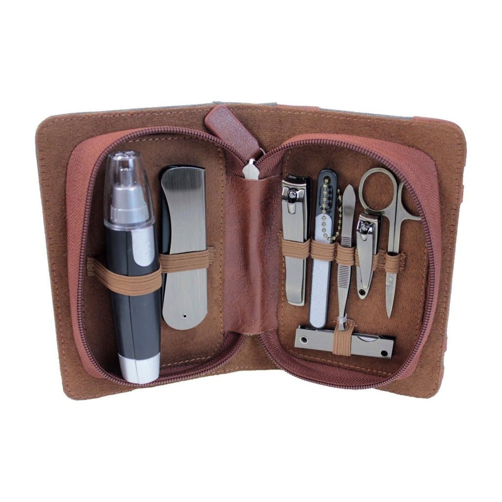 Something Special Gifts Gents 8 Pc Grooming Set - Tan - Beales department store