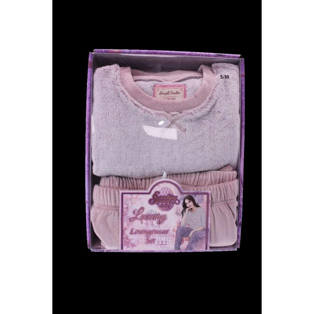 Something Special Gifts Ladies Loungewear Set - Mauve - Beales department store