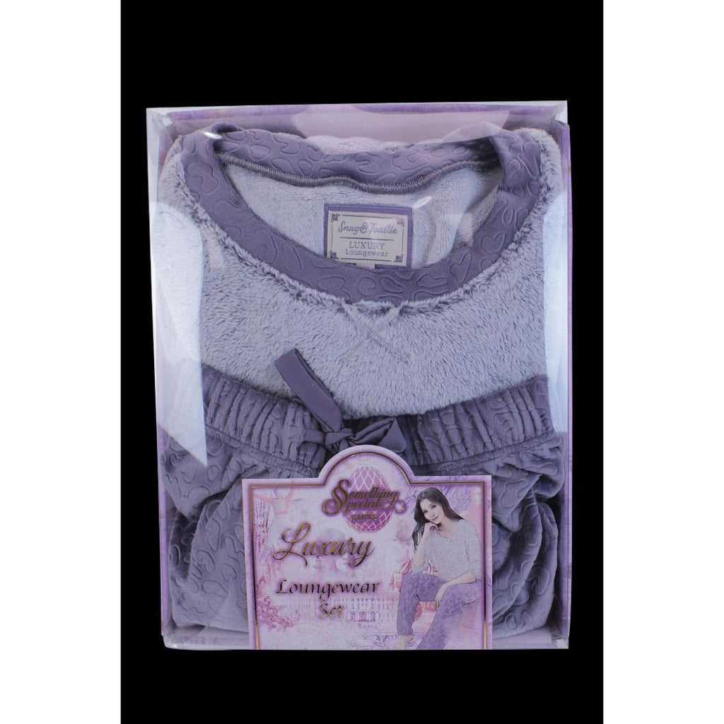 Something Special Gifts Ladies Loungewear Set - Mauve - Beales department store